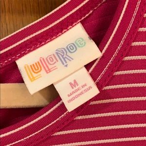 LuLaRoe Dresses - Lularoe Amelia Red Striped Dress LuLaRoe Dresses - Lularoe Amelia Red Striped Dress